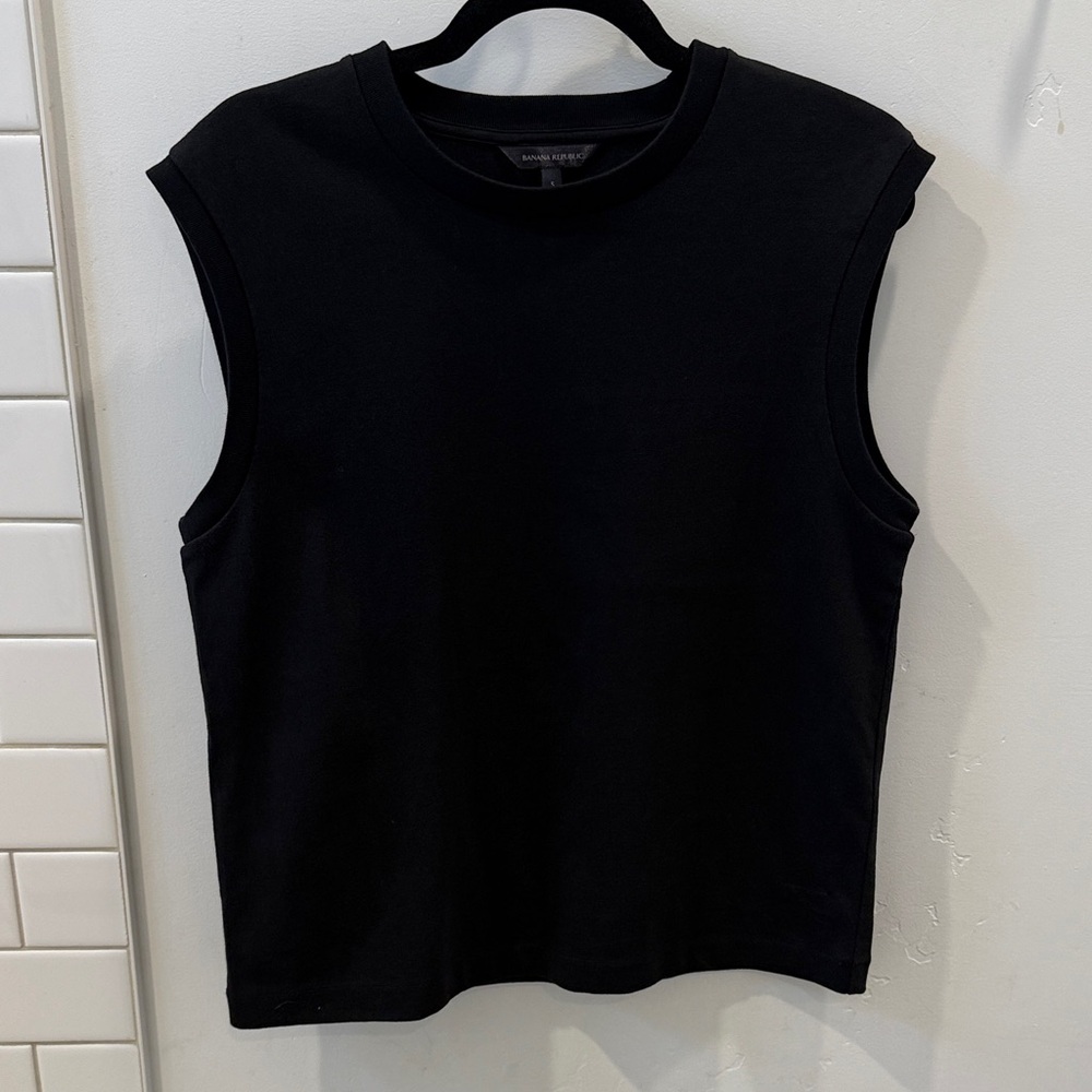 Banana Republic Black Sleeveless Top